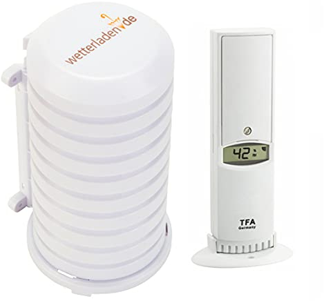 Funk-Sender TFA 30.3312.02 mit Wetterschutzgehäuse Temperatur Luftfeuchte 868 MHz