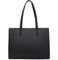 FANDARE Borsa per Laptop da Donna Grande Borsa Lavoro Impermeabile Borse a Spalla PU Pelle Borse a Tracolla per Shopping Viaggio Lavoro Incontri Nero