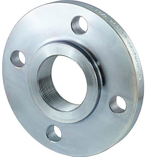 Fittingteile - Brides de tuyauterie filetées DIN 2566 / EN 1092-1 type 13 - DN 100 - jusqu'à 16 bar (matériau : acier galvanisé - Taille du filetage : Rp 4''), Raccord Plomberie