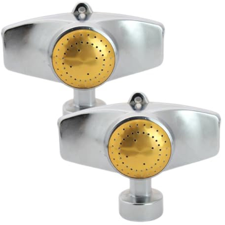 Sprinkler en métal idéal pour la pelouse à Domicile, arroseur à Motif carré avec de l'eau Douce idéale pour Le Jardin de Maison 2pcs