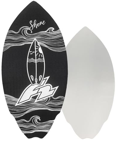 F2 Skim Board Eva Shore Surfbrett 40 Schwarz 2025/26