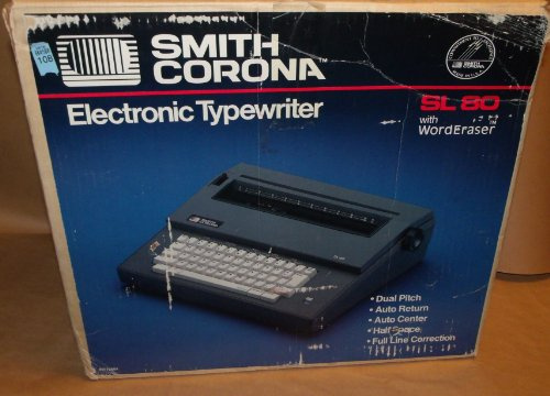 Smith Corona Electronic Typewriter SL 80 with Word Eraser