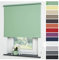 Liedeco® Rollo, Fenster Rollo, Kettenzug-Rollo / 62 x 180 cm (Breite x Höhe), blattgrün/Verdunkelnd, Abdunkelnd, Blickdicht/viele Farben, Größen Typen/Breiten 60-200cm / Variable Montage möglich