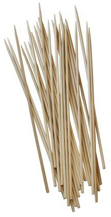 Papstar 50 brochetas, Madera 3 mm de diámetro 20 cm