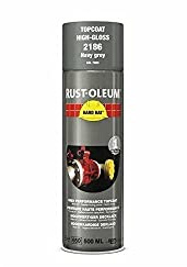RUST-OLEUM 2186 Hard Hat Topcoat Ral-Colours, The Nr. 1 Industrial Paint Aerosol. Go Further, Work Faster, Last Longer!, Navy grey-RAL 7005