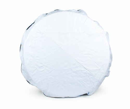 Camco 45346 Vinyl Spare Tire Cover (27 inches, White)