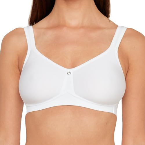 SUSA Damen Catania BH, Blickdicht, Weiß, E90