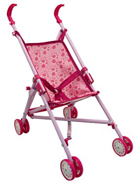 Théorème 63745 Poussette en métal pour poupées avec Fermeture à Parapluie
