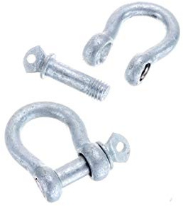 Seachoice Galvanized Steel Anchor Shackles, 3/8 In.