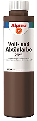Alpina COLOR Voll- und Abtönfarbe Choco Brown 750ml seidenmatt