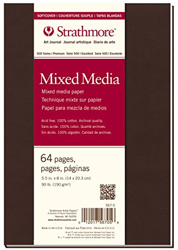 Strathmore (567-5 500 Series Softcover Mixed Media Art Journal, 5.5x8, 32 Sheets