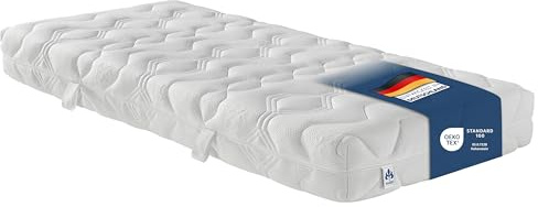 Irisette Lotus orthopädische 7-Zonen Komfortschaummatratze, Härtegrad 3 (mittelfest), 100 x 220 cm, Öko-Tex zertifiziert, produziert nach deutschem Qualitätsstandard