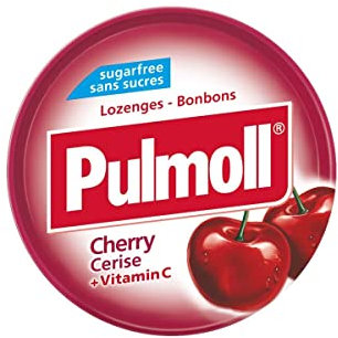 PULMOLL Pastille sans sucre cerise - 45 g