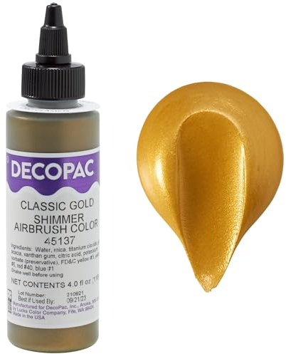 Classic Gold Shimmer Premium Airbrush Color - 4 fl oz