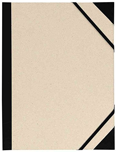Canson Carpeta Dibujo 37x52 cm, con gomas, Gris