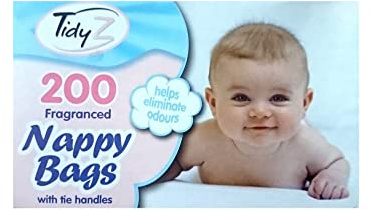 Confezione da 200 sacchetti igienici usa e getta per neonati profumati e igienici