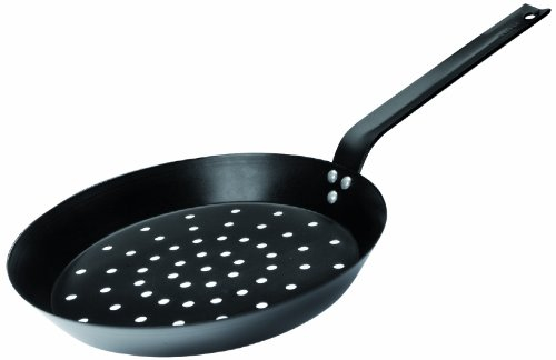 IBILI - Poêle pour châtaignes Moka, 26 cm, Acier, Antiadhésif