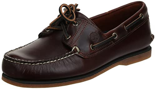 Timberland Herren CLS 2-Eye Boat Halbschuhe, Braun (Rootbeer Smooth), 43 EU