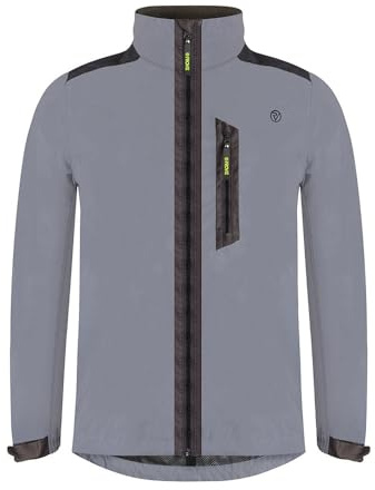 Proviz Men's Reflect 360 Cycling Jacket Proviz - Silver/Reflective, Medium, Silver (Argenté/Gris Réfléchissant), Medium