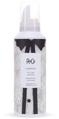 R+Co CHIFFON Styling Mousse, 5.6 oz/165 mL, Serious Gaze Scent