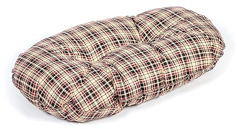 Danish Design Hundematratze, Baumwolle, gesteppt, 61 cm, Cremefarben kariert