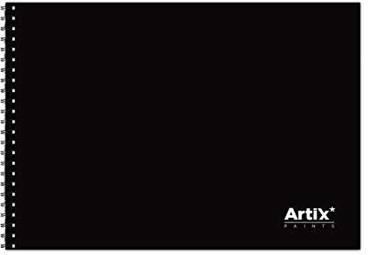 MP-ARTIX, Bloc de Dibujo, Tamaño A3 70 Hojas 110gr/㎡, Bloc de Bocetos con Espiral, 42x28.5 cm, Ideal para Dibujar con Carboncillo, Lápiz, Rotulador, Ceras o Pinturas