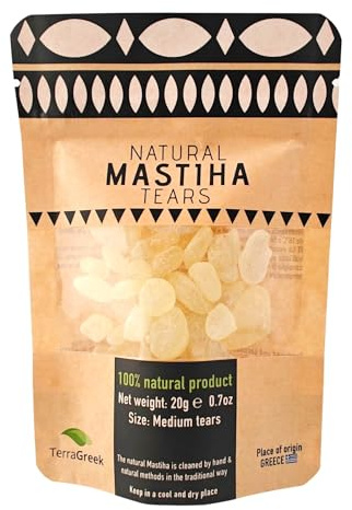 Mastic de chios 100% naturel provenant directement des producteurs de mastic larmes moyennes 20gr