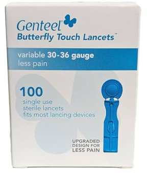 Genteel Butterfly Touch Lancets (100)