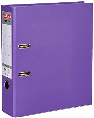 Herlitz 10834414 Ordner maX.file protect+ (A4, 8 cm) violett