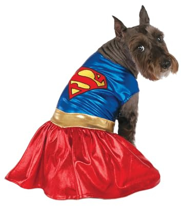 DC Comics Pet Costume, Supergirl, XL, collo a coda 71,1 cm, petto 68,6 cm