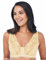 Eden House Ladies Cotton Lace Front Fastening Magic Bra Cream 12
