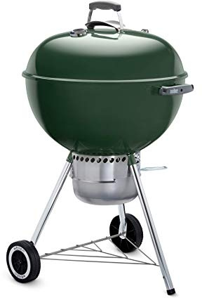 Weber Original Kettle Premium Holzkohlegrill, 55,9 cm, Grün