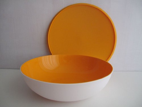 TUPPERWARE C151 Allegra ciotole + coperchio 3,5 L Arancione scodella in porcellana