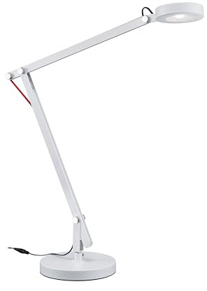 Trio Leuchten LED Tischleuchte Amsterdam 527920101, Metall weiß, 1x 5 Watt