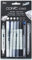 COPIC Ciao 5+1 Set Cold Grey Tones, 5 Twin Marker mit einer mittelbreiten und einer Brush-Spitze, inkl. Multiliner Black 0,3 mm