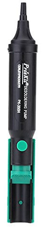 Pro 'sKit 8PK-366 N-G Bomba desoldadora pistón con doble los retenes de aceite rápido y fácil de soldadura Sucker residuos 205 mm
