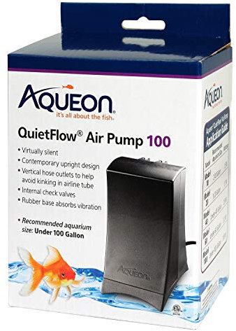 Aqueon QuietFlow luftpump svart 100