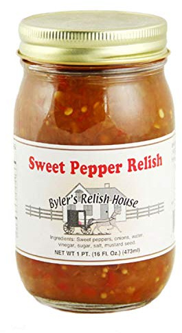 Byler's Relish House Homemade Amish Country Sweet Pepper Relish 16 oz.