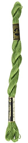 DMC 115 5-3347 Pearl Cotton Thread, Medium Yellow Green, Size 5