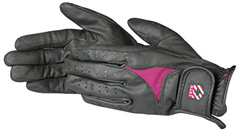 PFIFF 742015 Gants pour Femmes, Noir – Rose, L