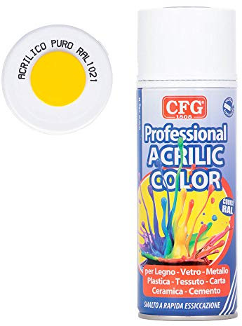 Bomboletta spray acrilico professionale GIALLO CADMIO