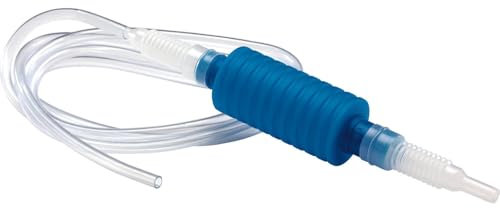 Draper 1.8m Siphon Pump | Fuel and Oil Manual Pump | In-Line Squeeze Bulb | Transfer Fluids Pipe | 18140