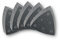 Fein 63717109035 Deltaschleifpapier-Set mit Klett, gelocht Körnung num 60, 80, 120, 180, 240 Eckmaß 80 mm 1 Set