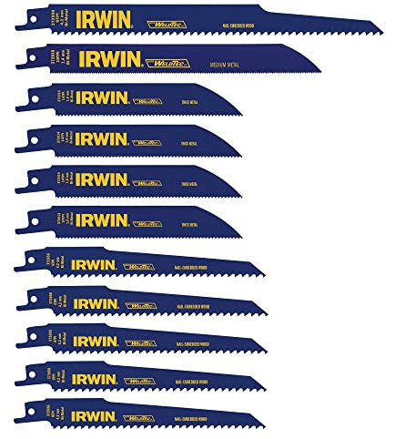 Irwin Tools IRWIN Reciprocating Saw Blades Set, 11-Piece (4935496)