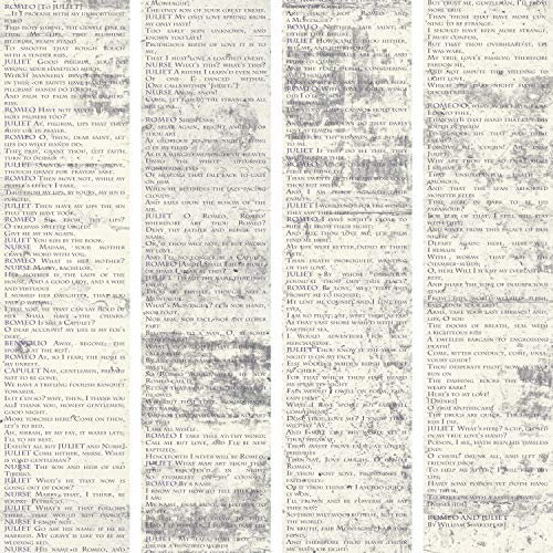 murando - Carta da parati PURO 10 m senza ripetere il motivo Fotomurali in TNT Murale Decorazione da Muro XXL Poster Gigante Design Carta per pareti Romeo Shakespeare m-A-0588-j-b