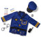 Melissa & Doug Disfraz policía para niños y niñas, Traje de fiesta con accesorios, Juego de imitación, Disfraz de halloween o carnaval, Juego creativo, 3+ Años