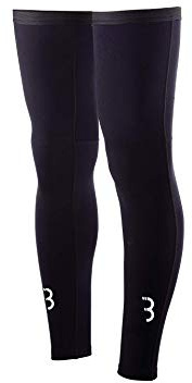 BBB Cycling - Calentadores de piernas ComfortLegs - Mangas de compresión para piernas - Forma de panel anatómico y costuras planas - para un ajuste cómodo - S - Negro