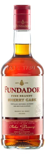 Fundador Sherry Cask Solera Brandy 1ltr | The Legacy of 150 Years of Craftsmanship | Harmonious and Smooth, Wine-infused Spanish Brandy | 36% vol