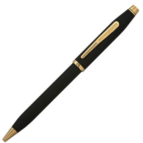 Cross Century II Refillable Ballpoint Pen, Medium Ballpen, Includes Luxury Gift Box - 10 Carat Gold-Filled