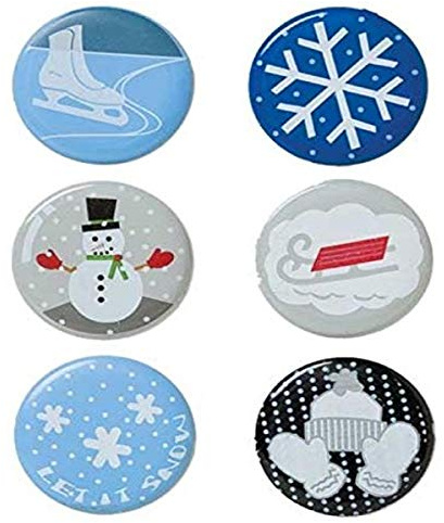 Karen Foster Design Scrapbooking Image Brads, Winter Fun